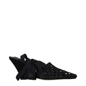 Jacquemus Black Fabric Sandals