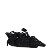 Jacquemus Black Fabric Sandals