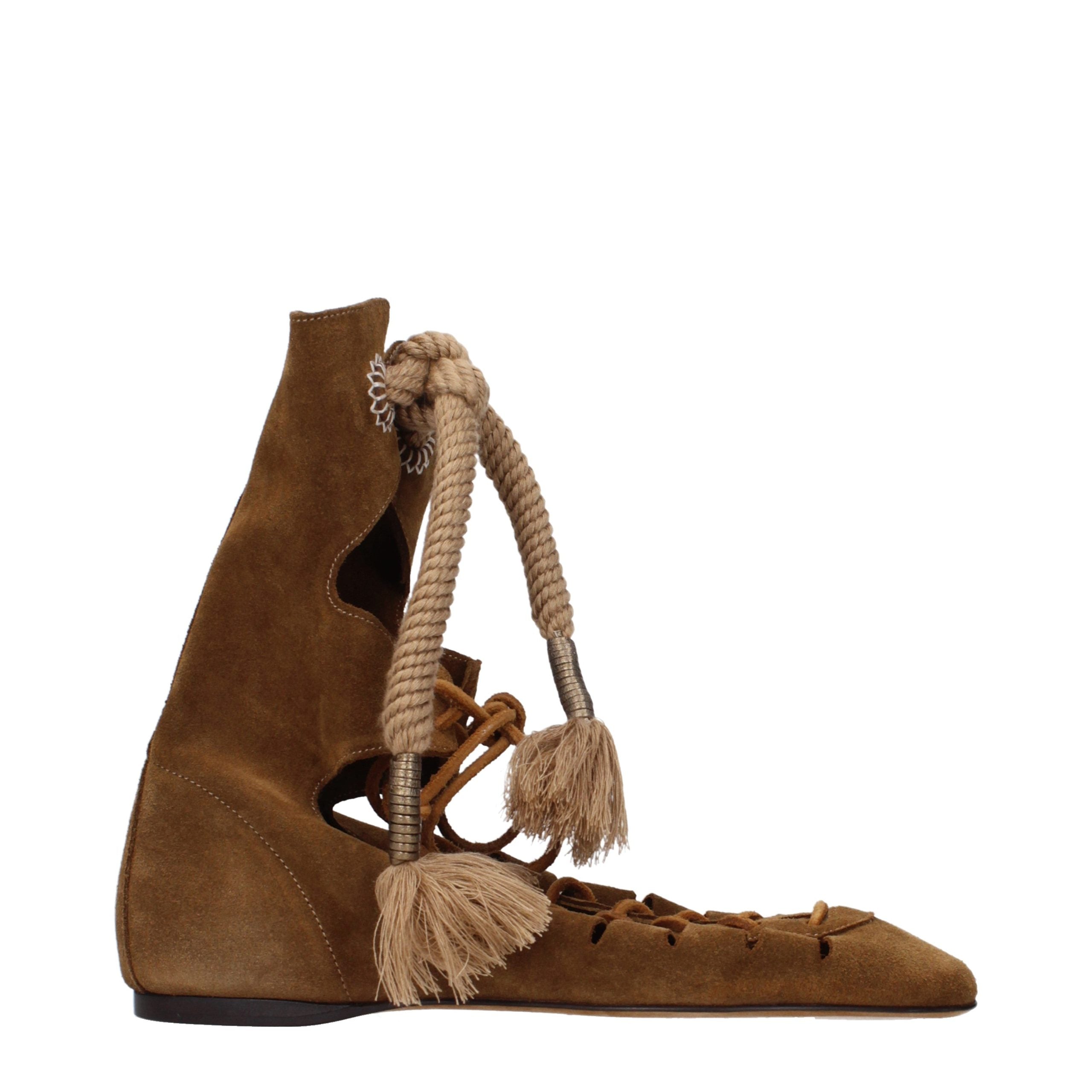 Isabel Marant Brown Suede Ankle Boots