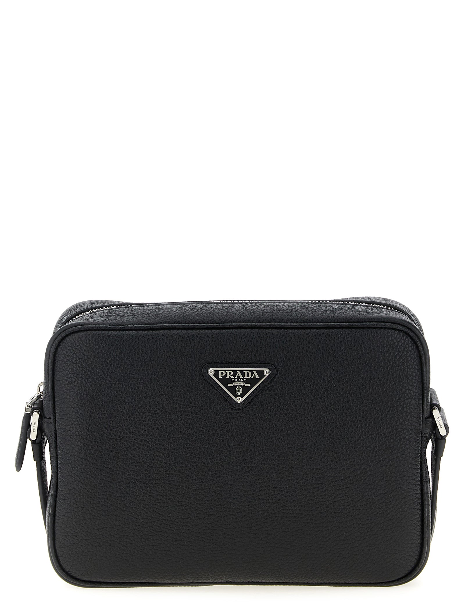 Prada Black Calfskin Leather Crossbody Bag