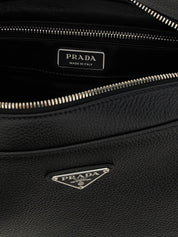 Prada Black Calfskin Leather Crossbody Bag