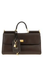 Dolce & Gabbana Brown Calfskin Crossbody Bag