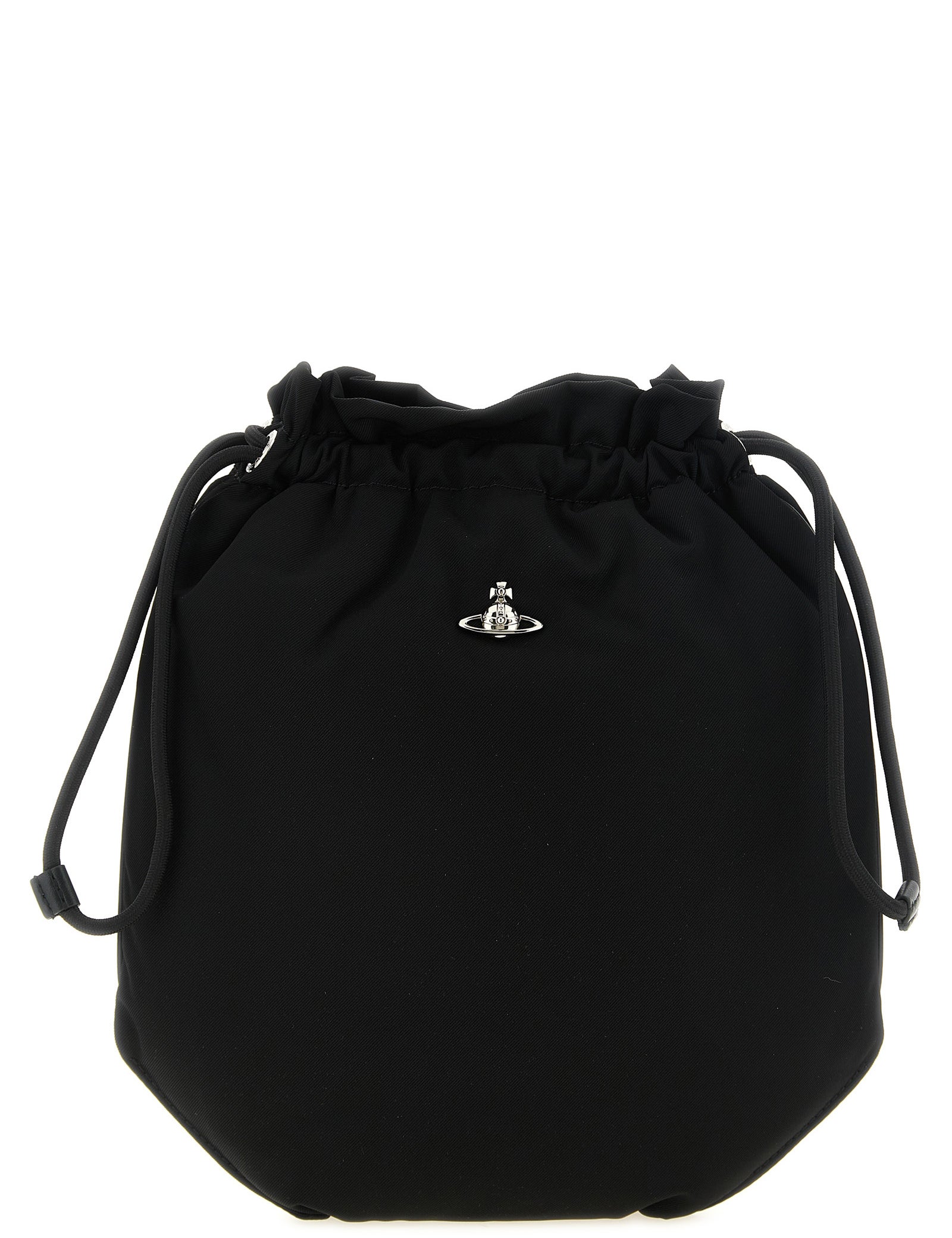 Vivienne Westwood Black Polyester Clutch Bag
