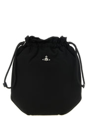 Vivienne Westwood Black Polyester Clutch Bag