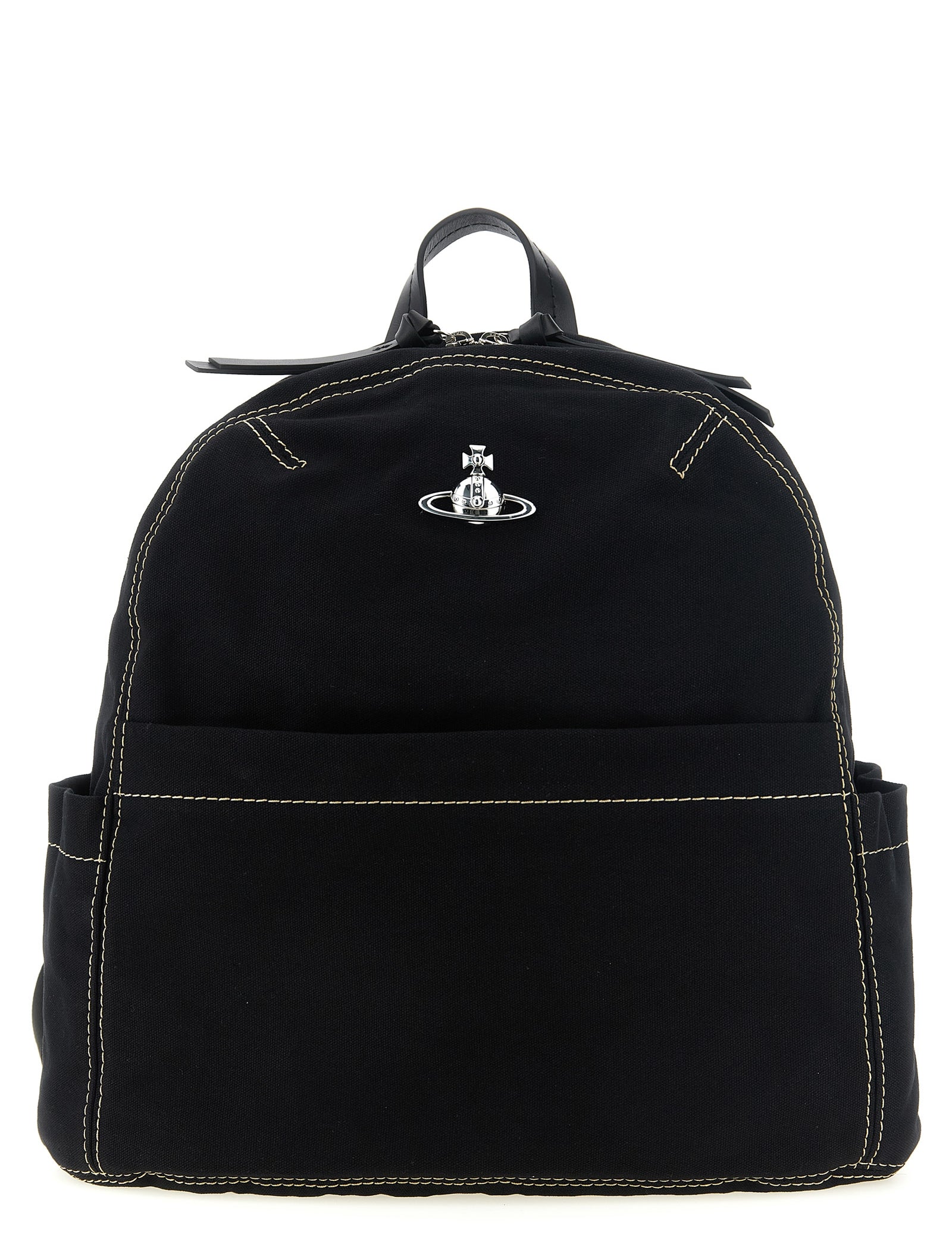 Vivienne Westwood Black Cotton Backpack