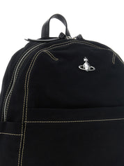Vivienne Westwood Black Cotton Backpack