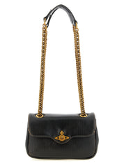 Vivienne Westwood Black Calfskin Shoulder Bag