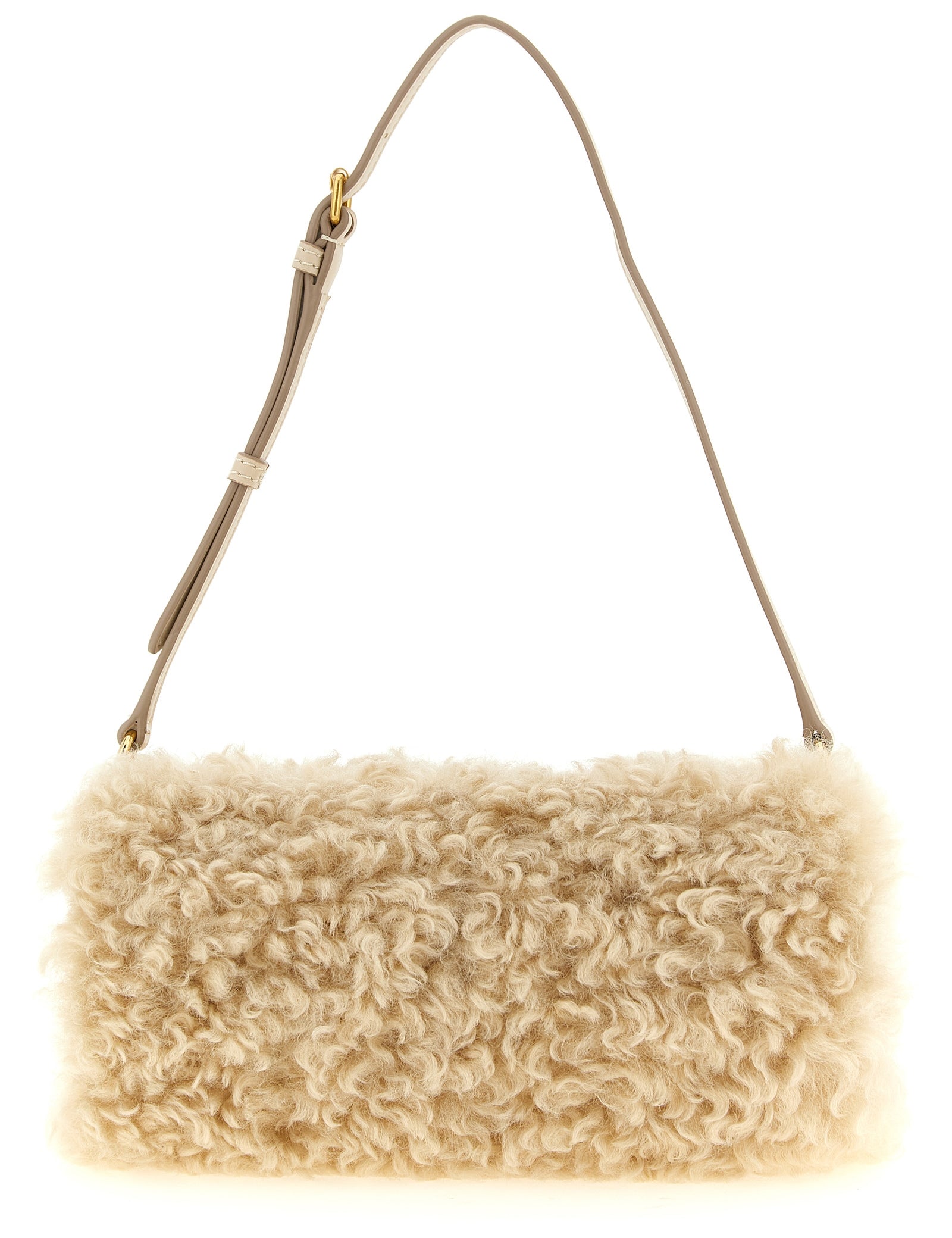 Stella McCartney Beige Polyester Clutch Bag