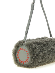 Stella McCartney Gray Polyester Clutch Bag