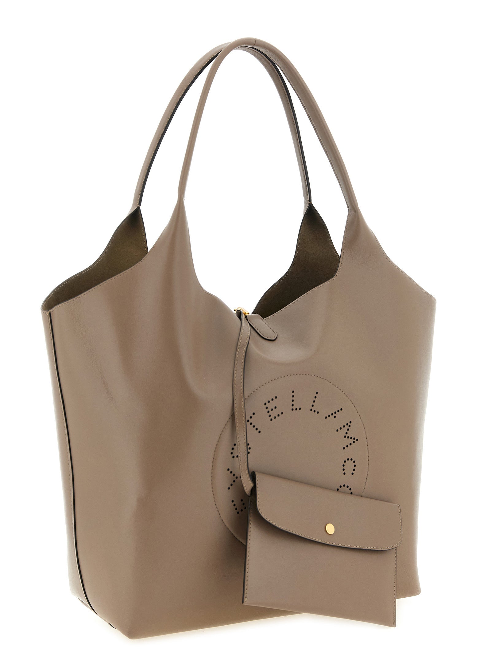 Stella McCartney Gray Polyester Tote Bag