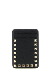 Valentino Garavani Black Calfskin Cardholder