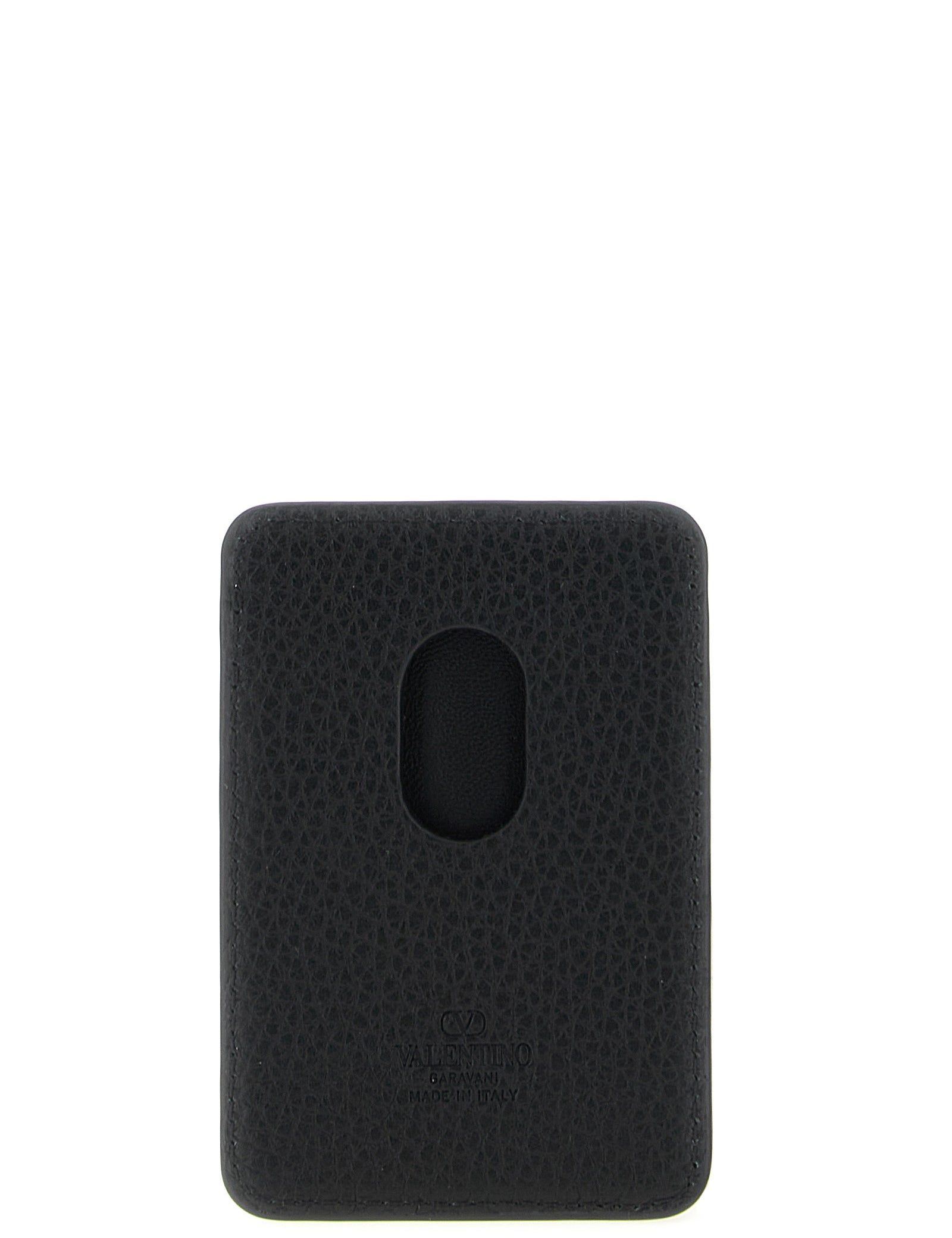 Valentino Garavani Black Calfskin Cardholder