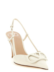 Valentino Garavani White Calfskin Pumps