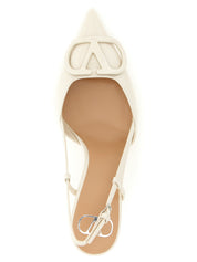Valentino Garavani White Calfskin Pumps