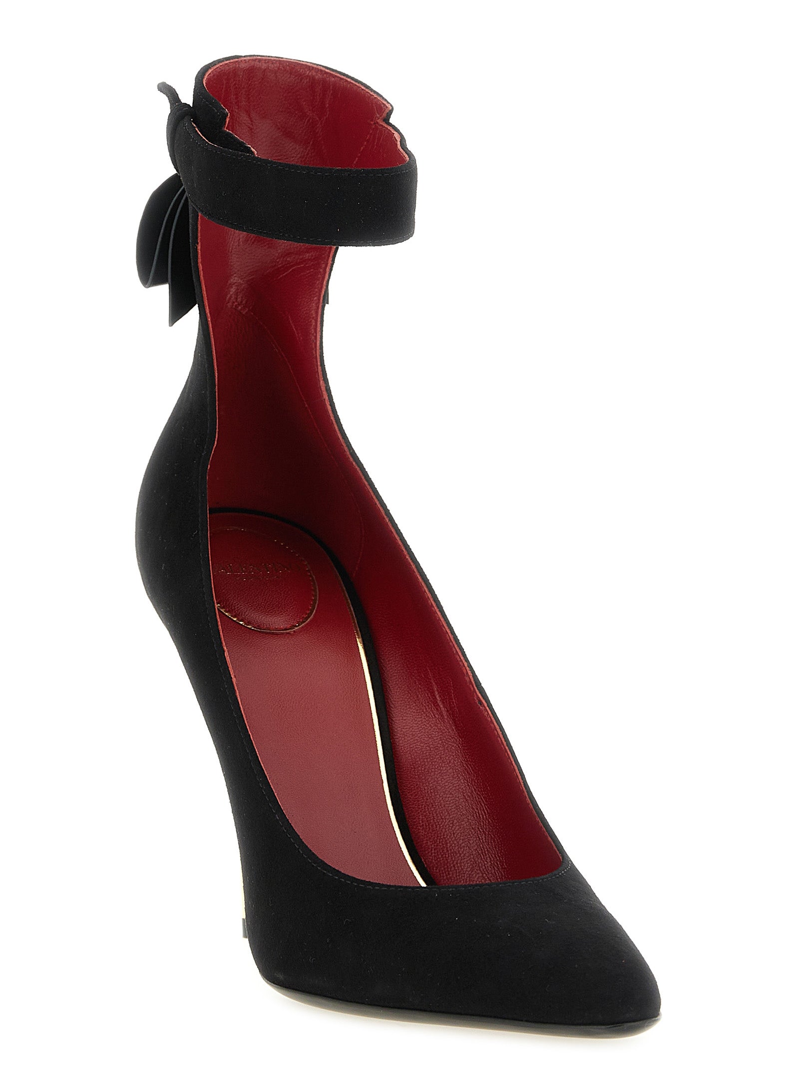 Valentino Garavani Black Goatskin Pumps