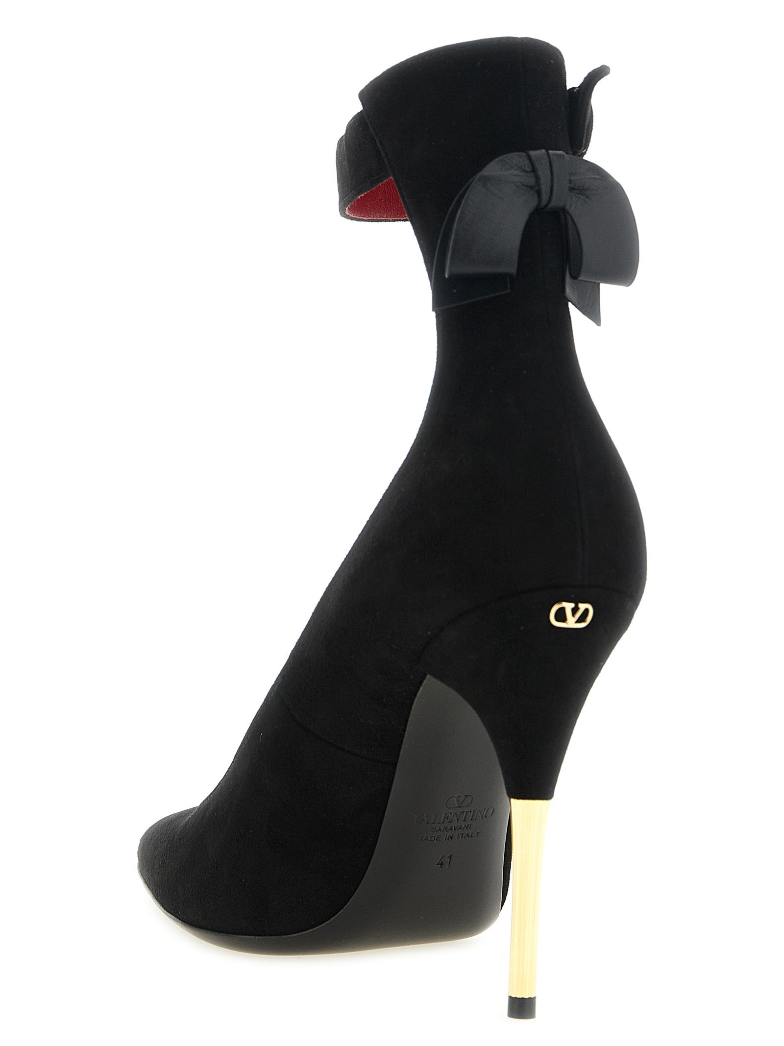 Valentino Garavani Black Goatskin Pumps