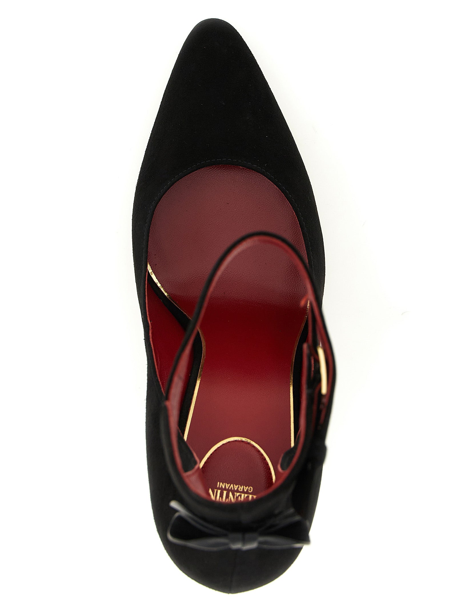 Valentino Garavani Black Goatskin Pumps