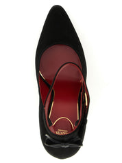 Valentino Garavani Black Goatskin Pumps