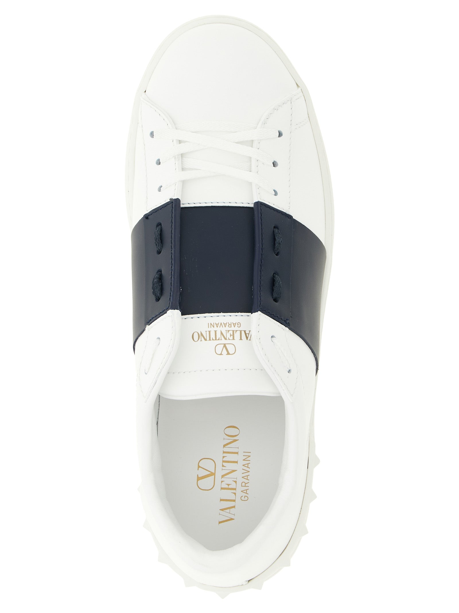 Valentino Garavani Blue Calfskin Sneakers