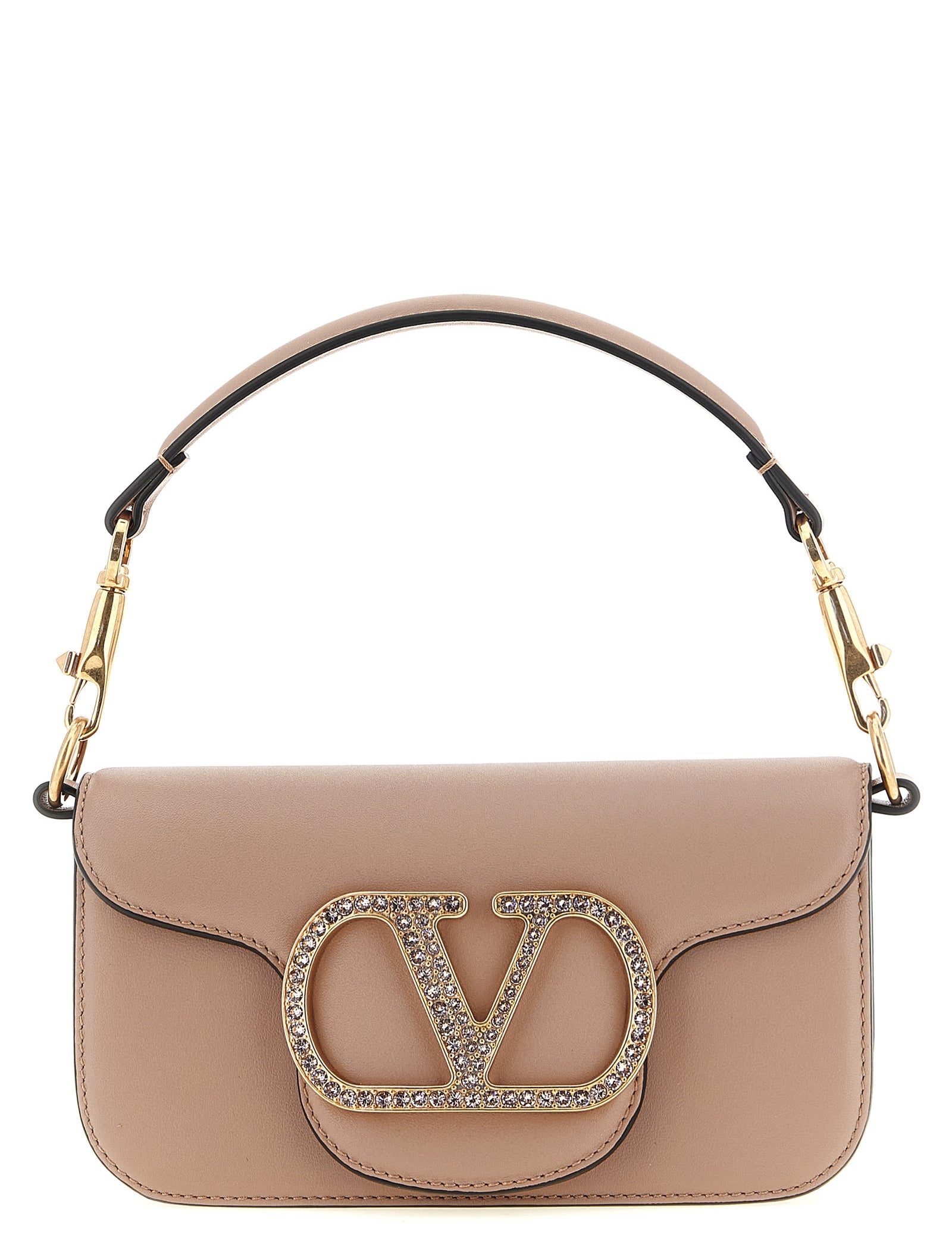 Valentino Garavani Powder Pink Calfskin Shoulder Bag
