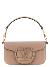 Valentino Garavani Powder Pink Calfskin Shoulder Bag