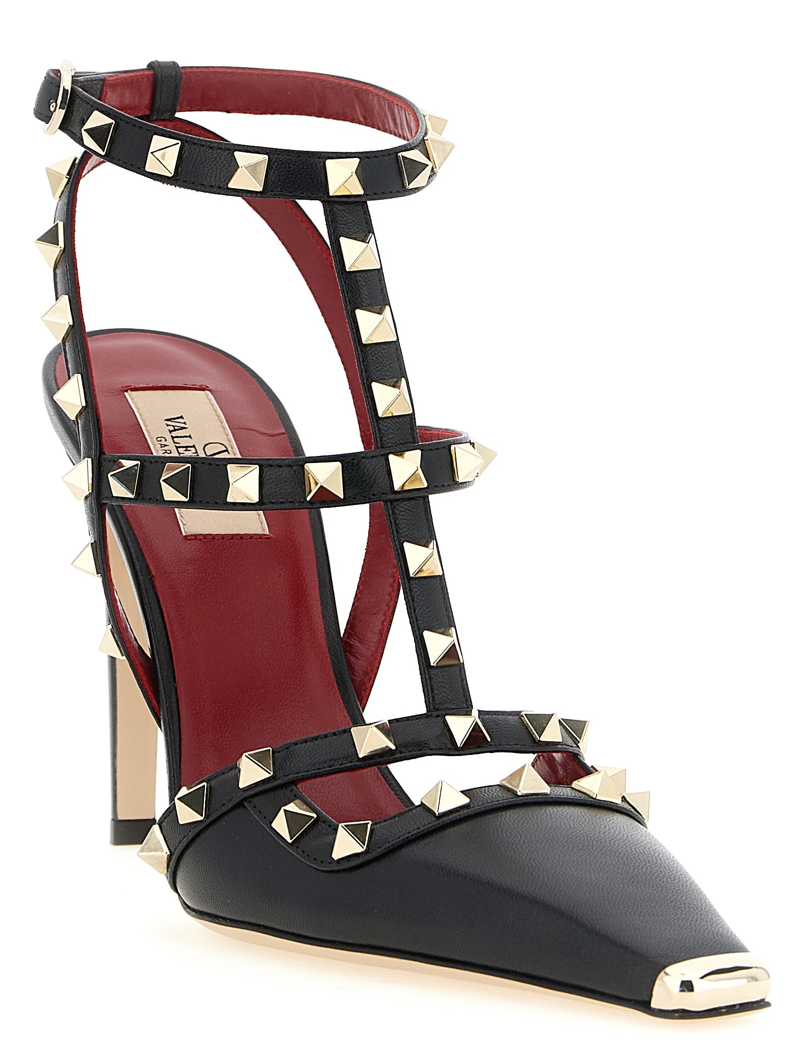 Valentino Garavani Black Calfskin High Heel Pumps