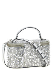 Valentino Garavani Silver Viscose Mini Handbag
