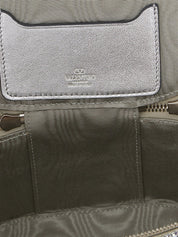 Valentino Garavani Silver Viscose Mini Handbag
