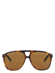 Saint Laurent Brown Acetate Sunglasses