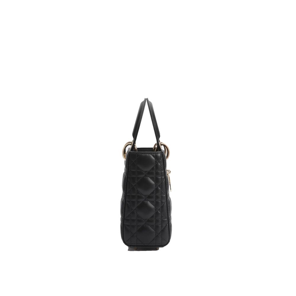 Dior Black Lamb Leather Shoulder Bags