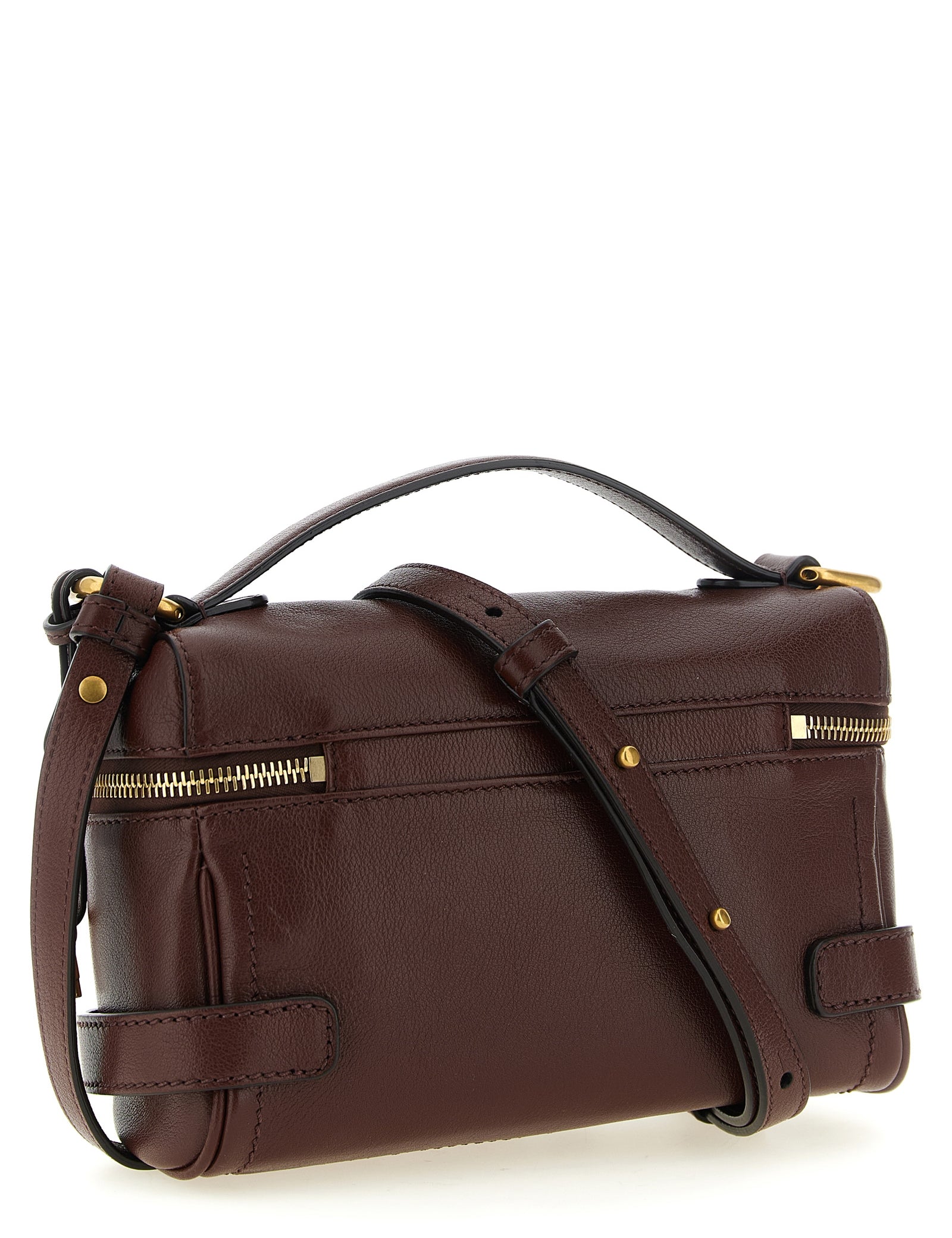 Chloé Brown Buffalo Leather Shoulder Bag