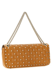 Valentino Garavani Orange Goat Leather Shoulder Bag