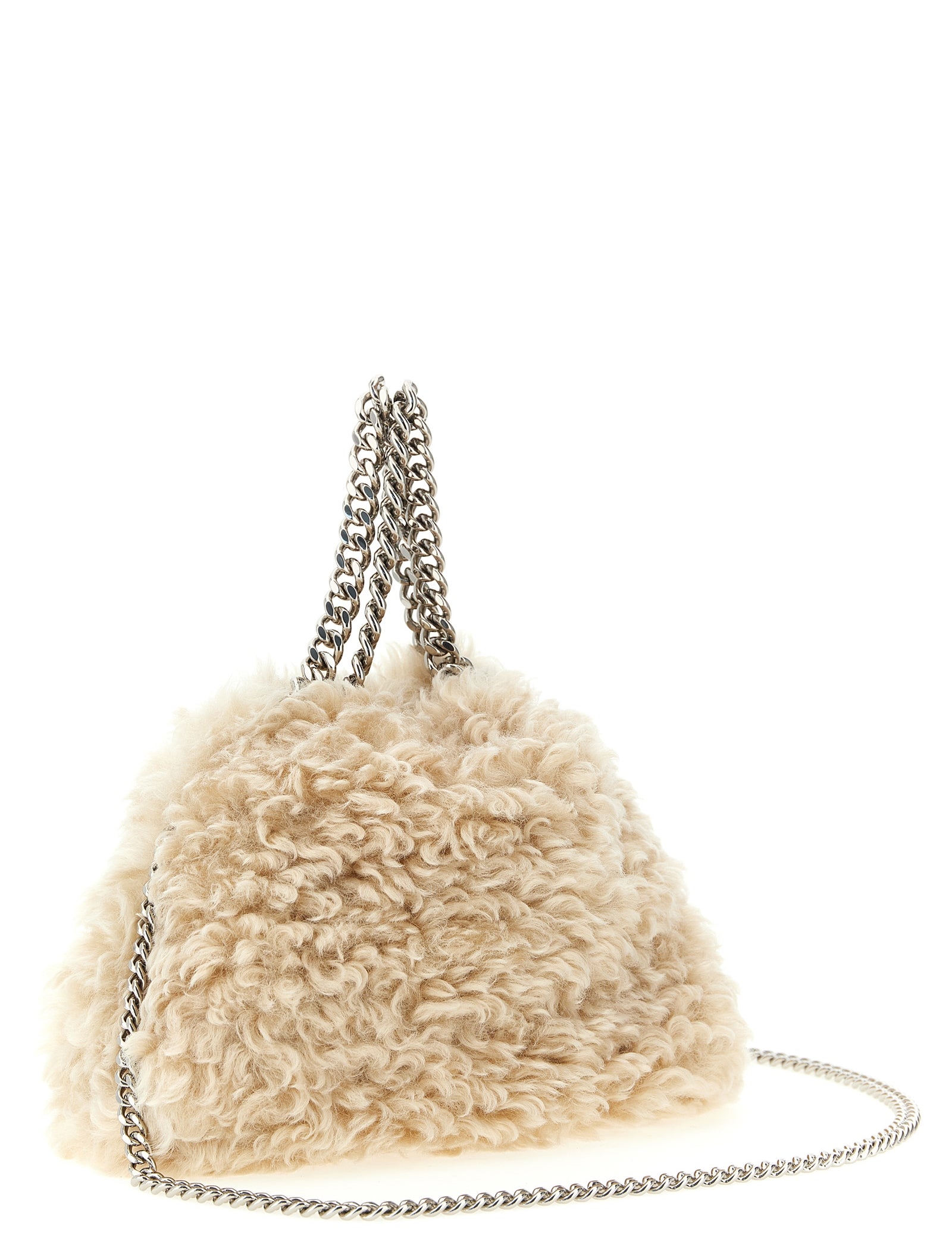 Stella McCartney Beige Polyester Mini Handbag