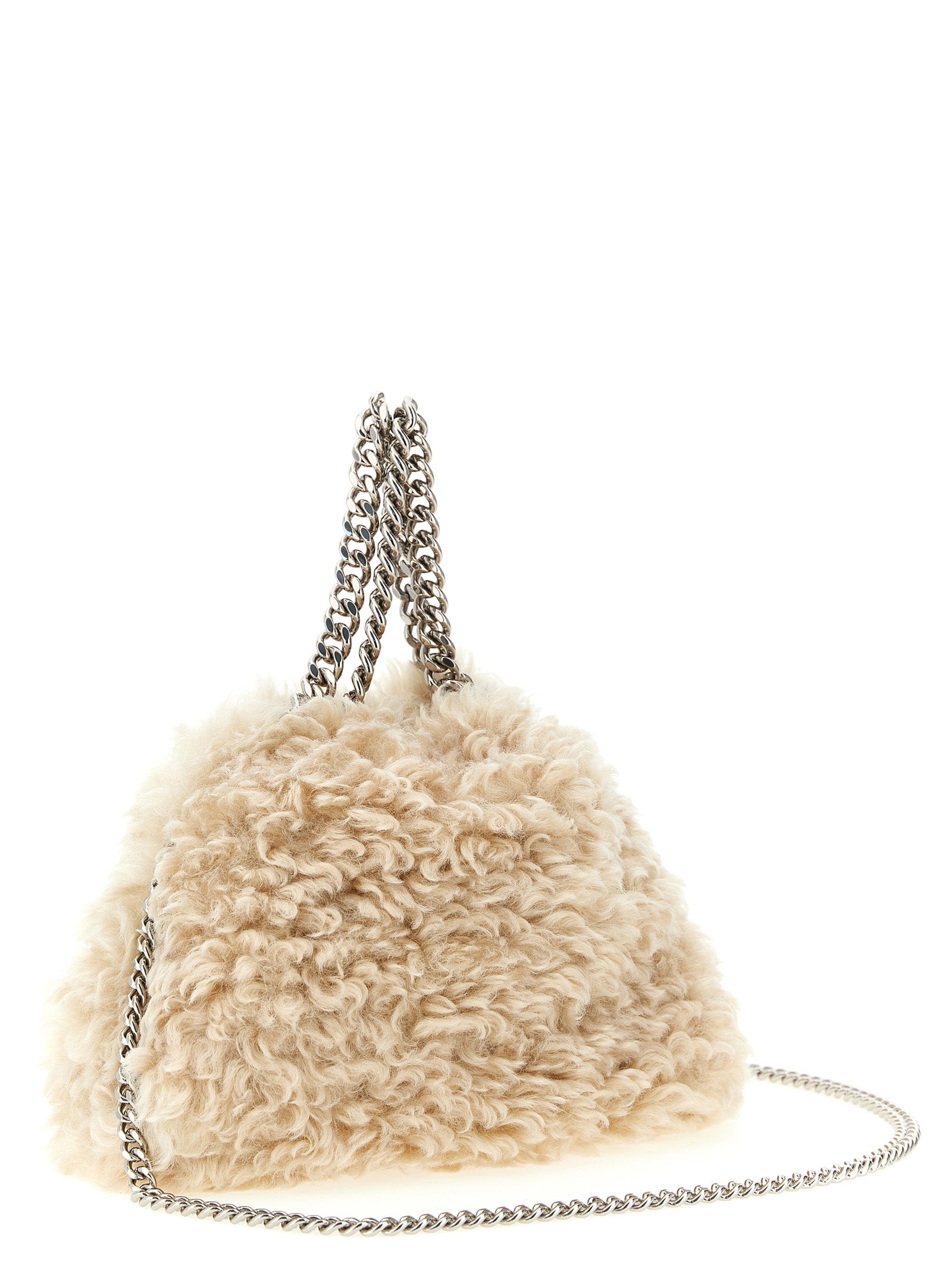 Stella McCartney Beige Polyester Mini Handbag