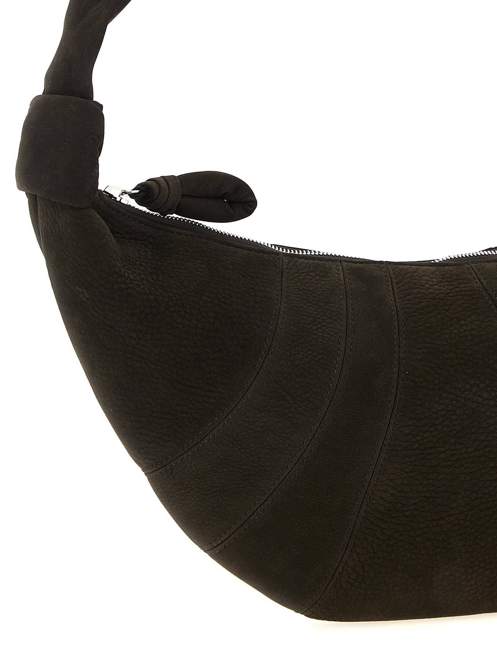 Lemaire Brown Lamb Leather Shoulder Bag