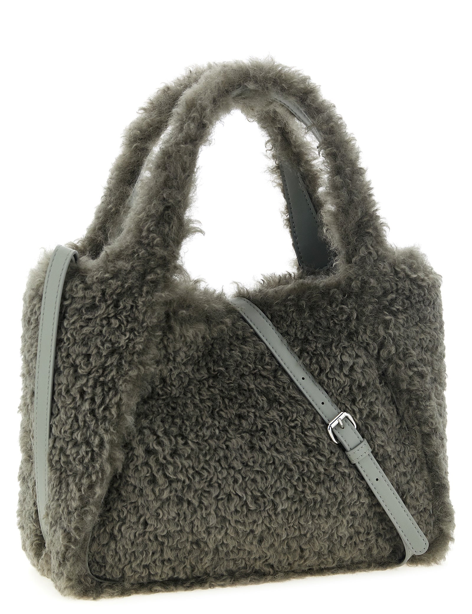 Stella McCartney Gray Polyester Tote Bag