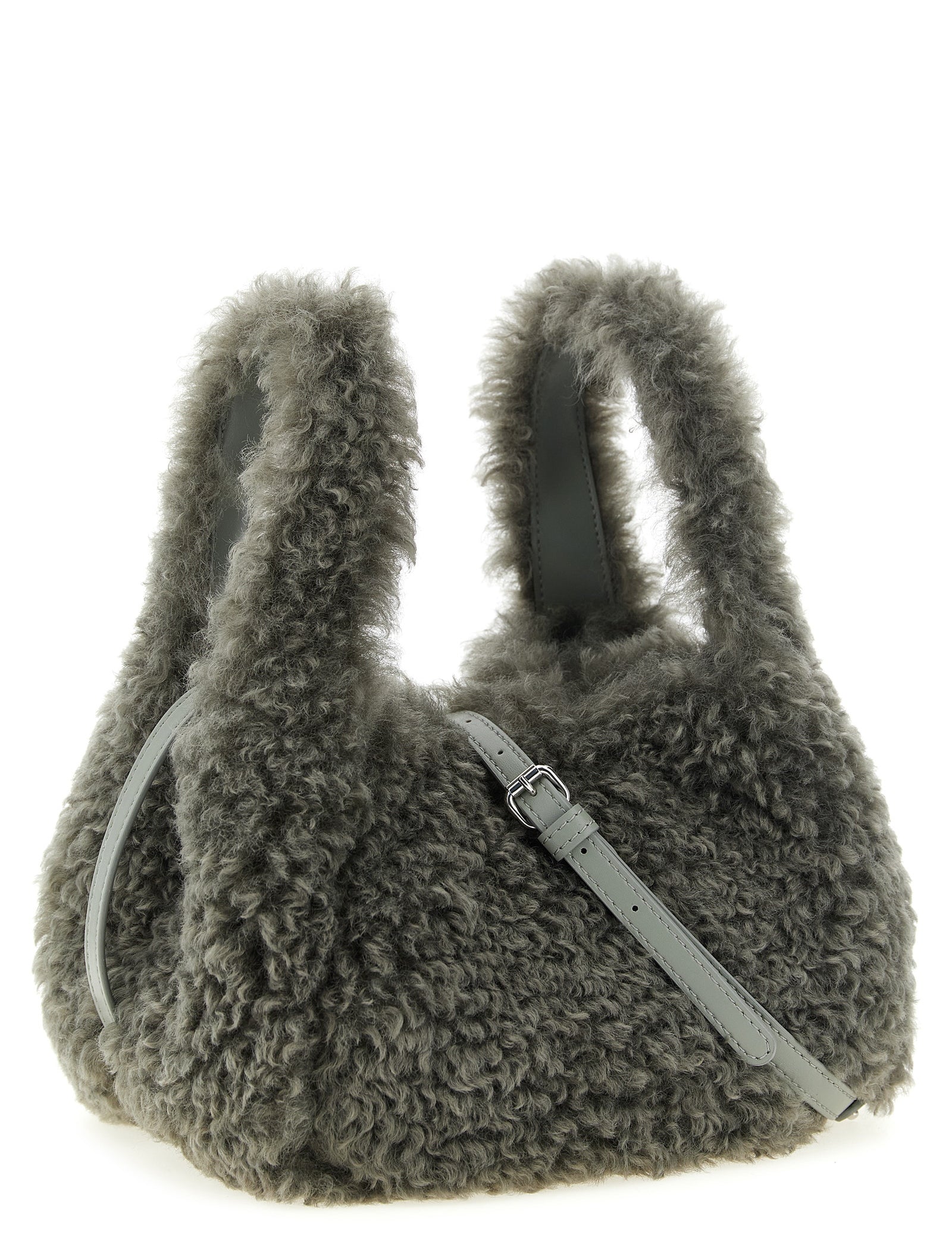 Stella McCartney Gray Polyester Shoulder Bag