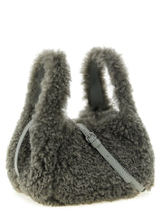 Stella McCartney Gray Polyester Shoulder Bag