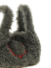 Stella McCartney Gray Polyester Shoulder Bag