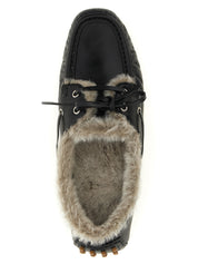Brunello Cucinelli Black Calfskin Loafers