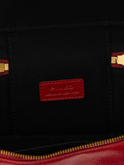 PINKO Red Calfskin Crossbody Bag