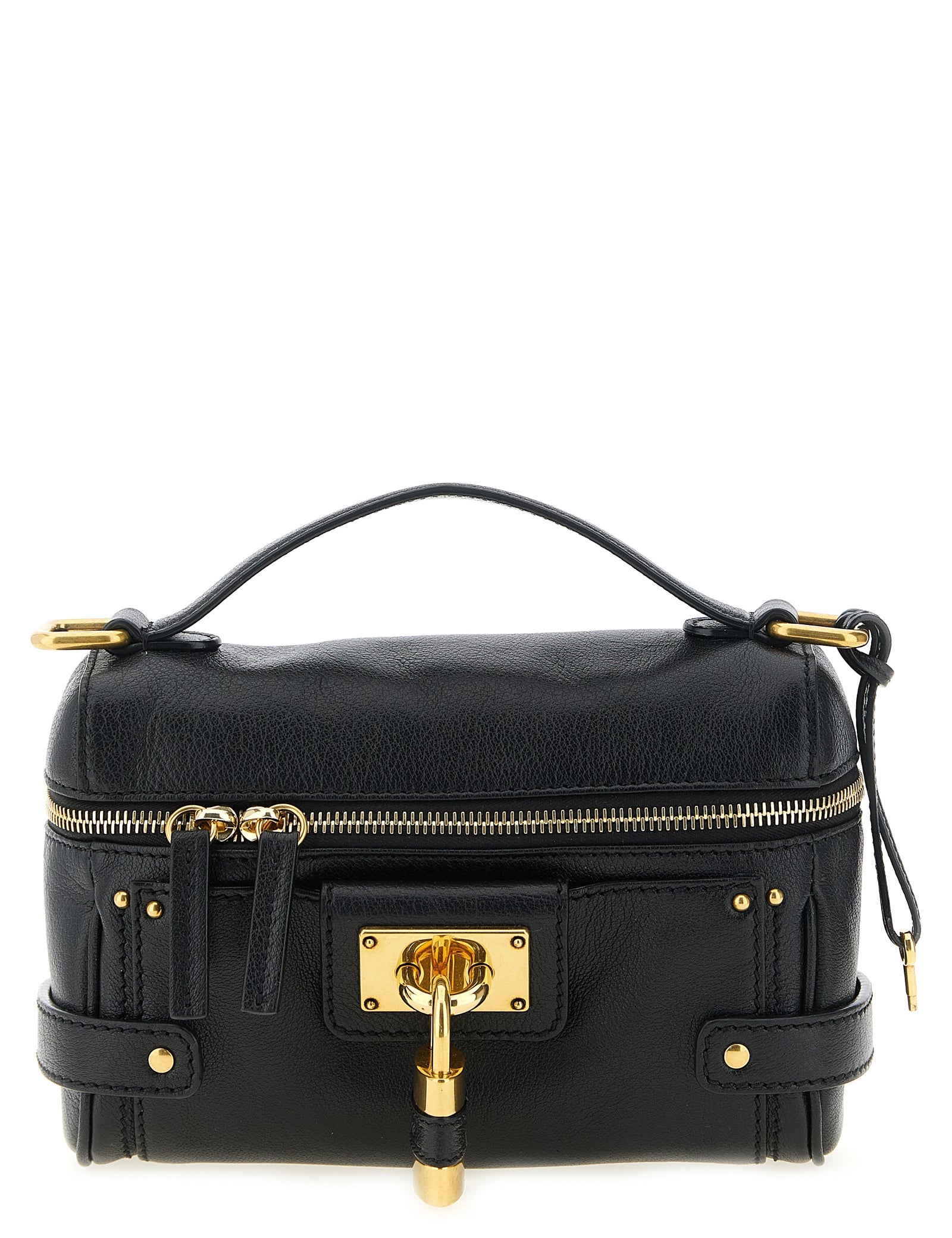 Chloé Black Buffalo Leather Shoulder Bag
