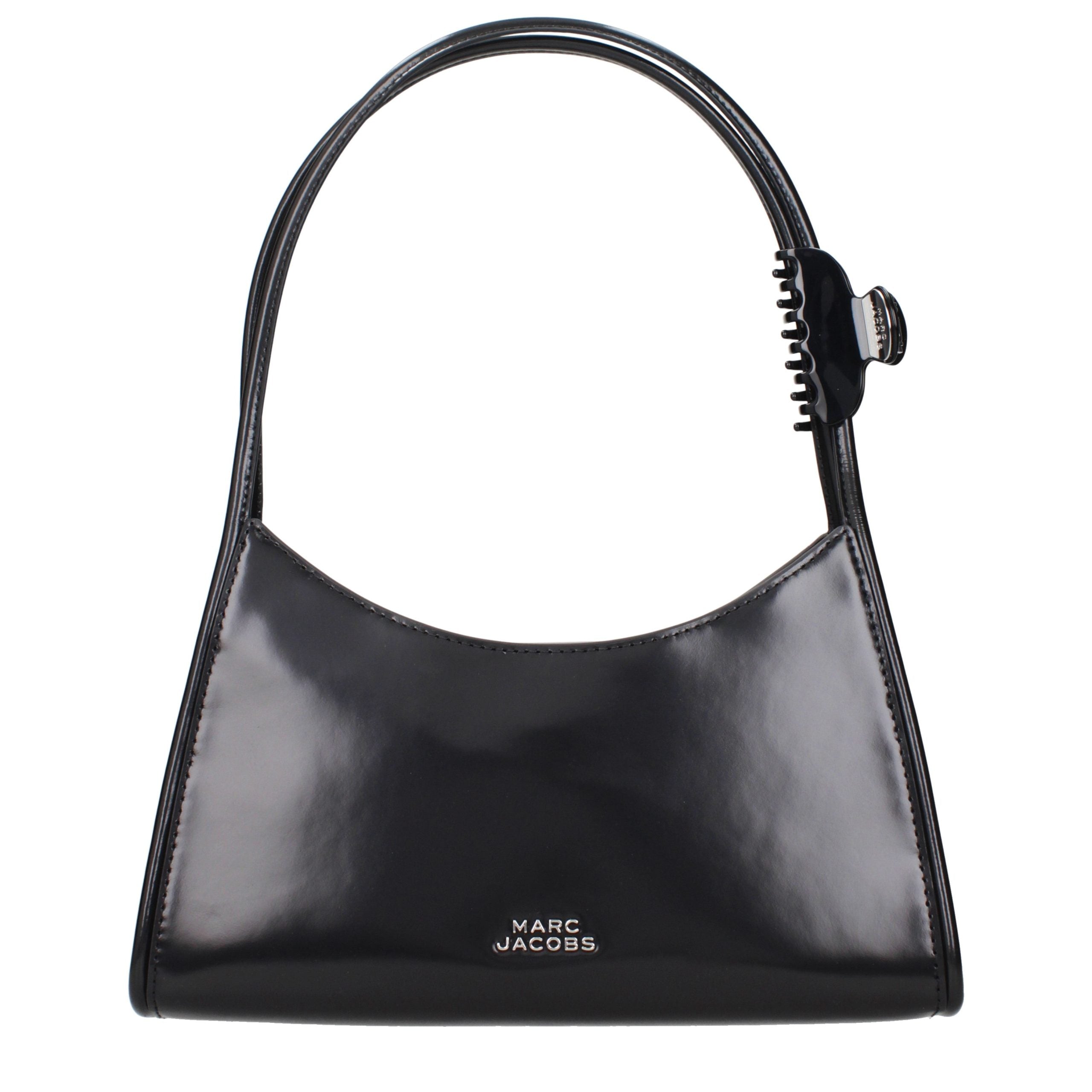 Marc Jacobs Black Leather Shoulder Bags