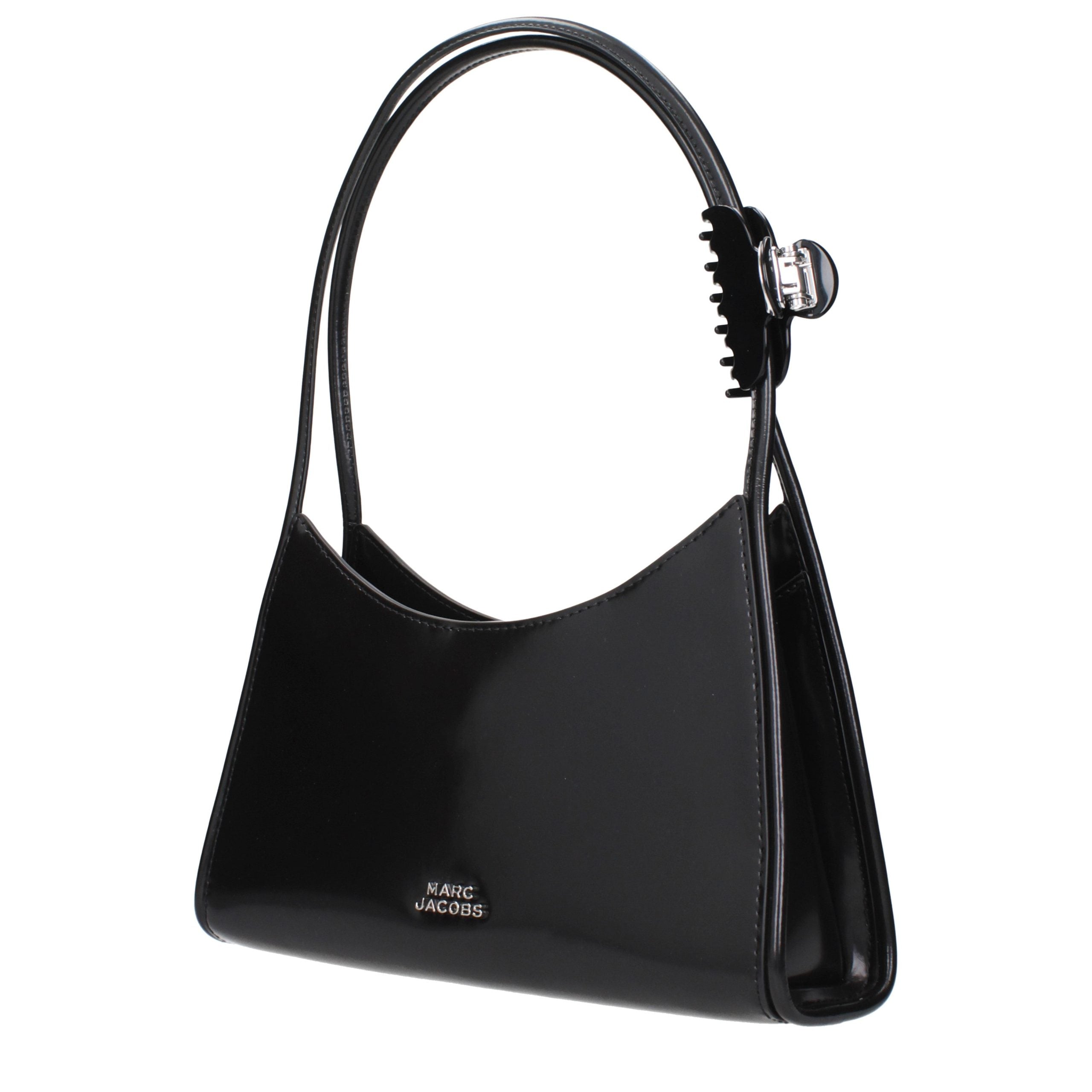 Marc Jacobs Black Leather Shoulder Bags