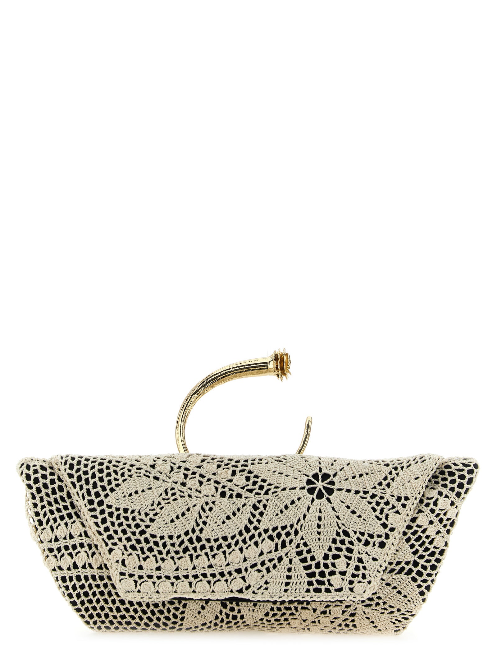 Black Silk Clutch Bag