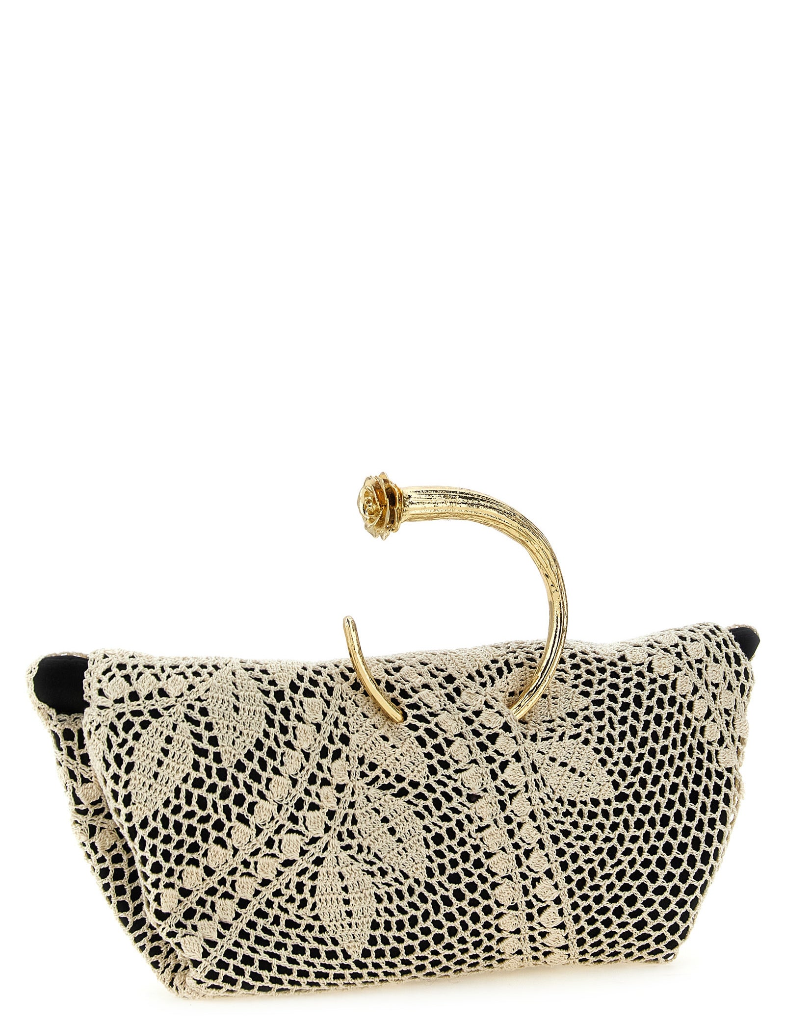 Black Silk Clutch Bag
