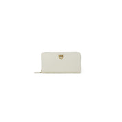 PINKO Cream Leather Wallet