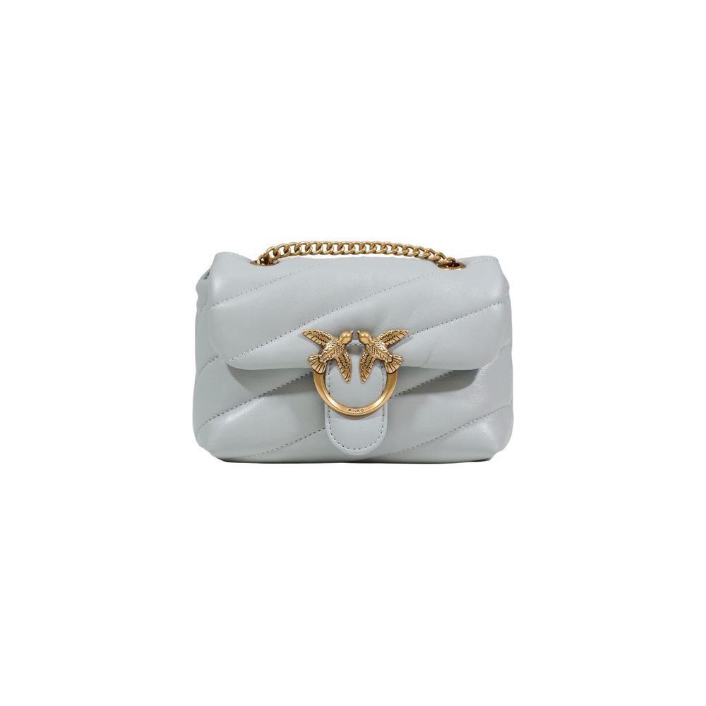 PINKO Gray Leather Handbags