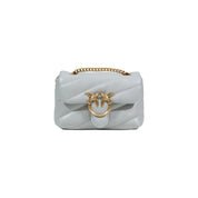 PINKO Gray Leather Handbags