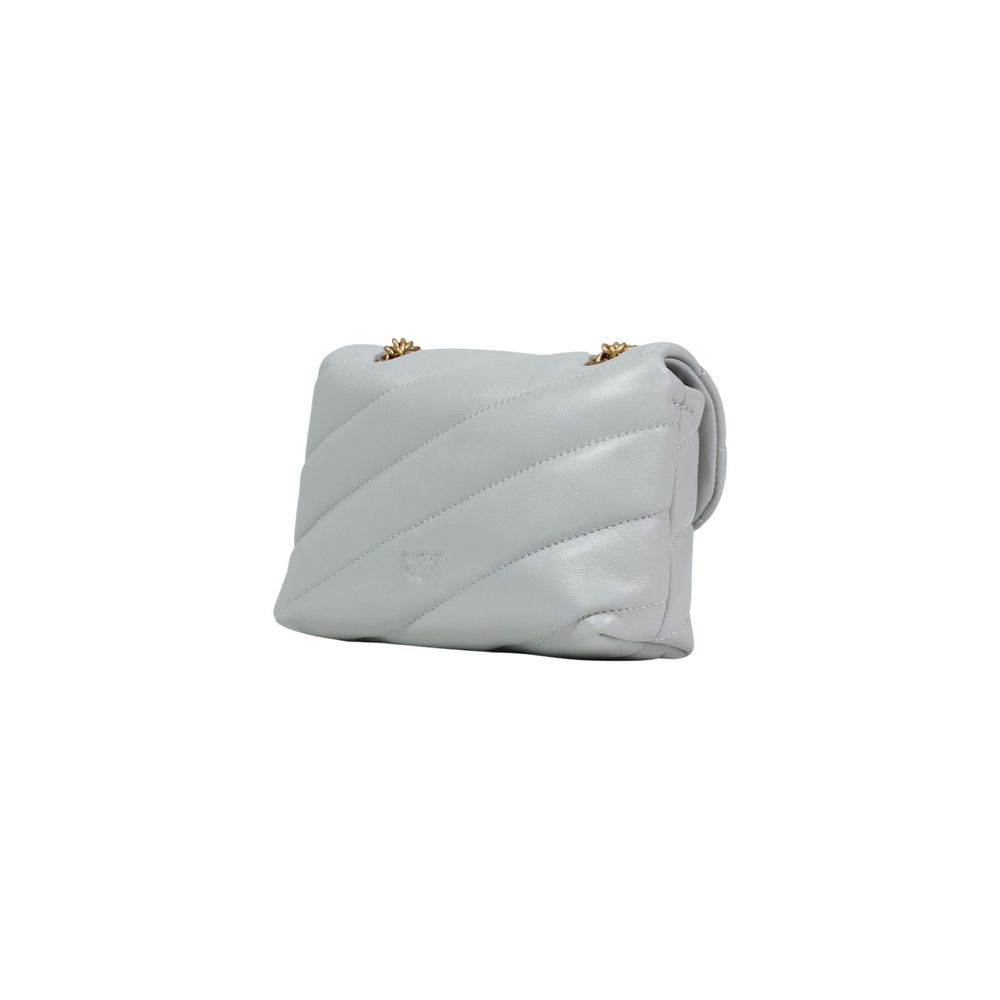 PINKO Gray Leather Handbags